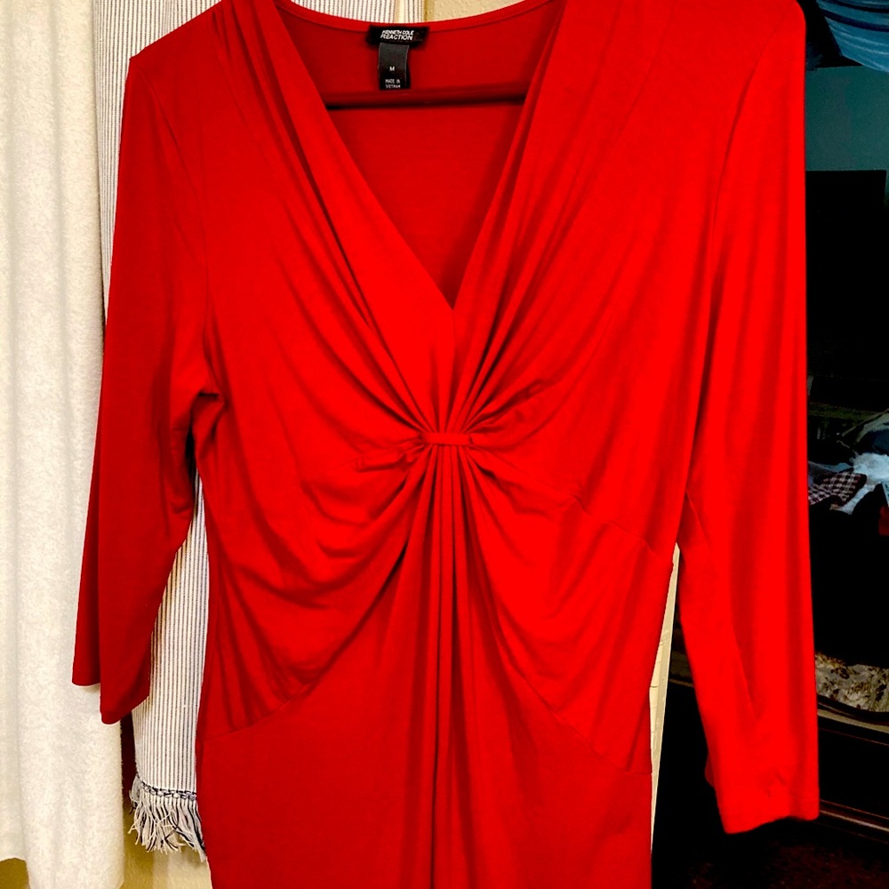 Very soft rich color top for Valentine’s Day